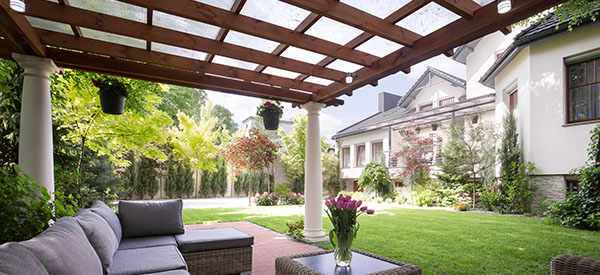 A patio cover protects your outdoor space from the elements and improves your patio design.