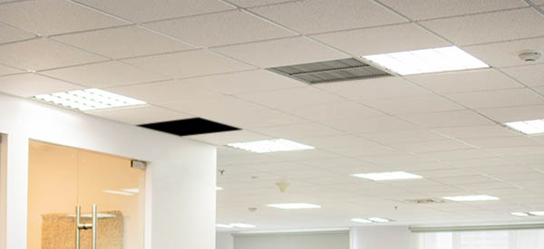 You can save money from fixing a ceiling by replacing affected panels.