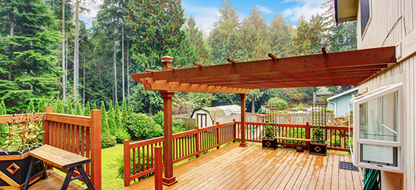 Enjoy the outdoors from your home with a high-quality deck from reputable contractors.