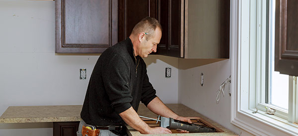 Choose a good kitchen countertop specialist specializing in marble, granite, laminate, or butcher block countertops.