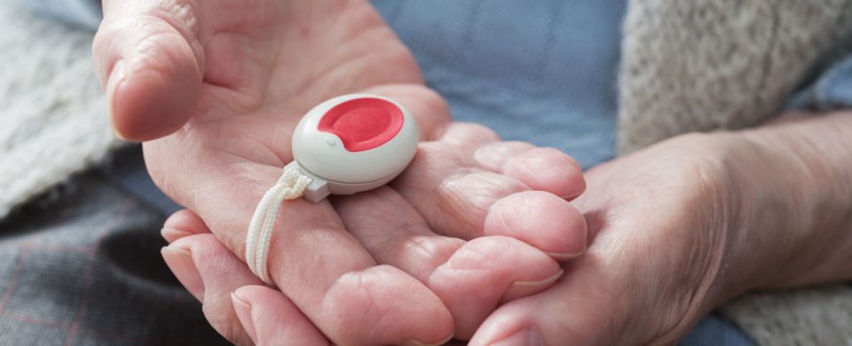 Medical alert systems with panic buttons for seniors in Calgary.