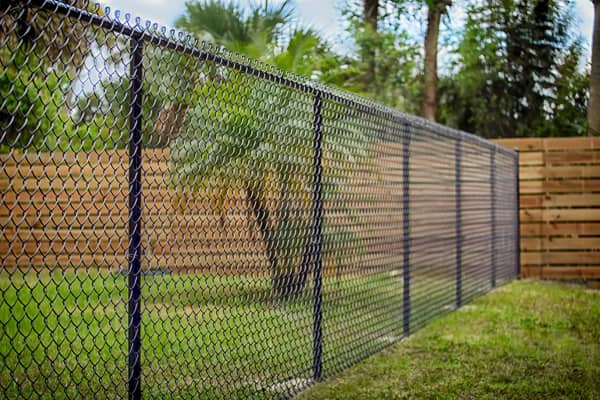 Chain-link fencing options for residential or commercial properties.