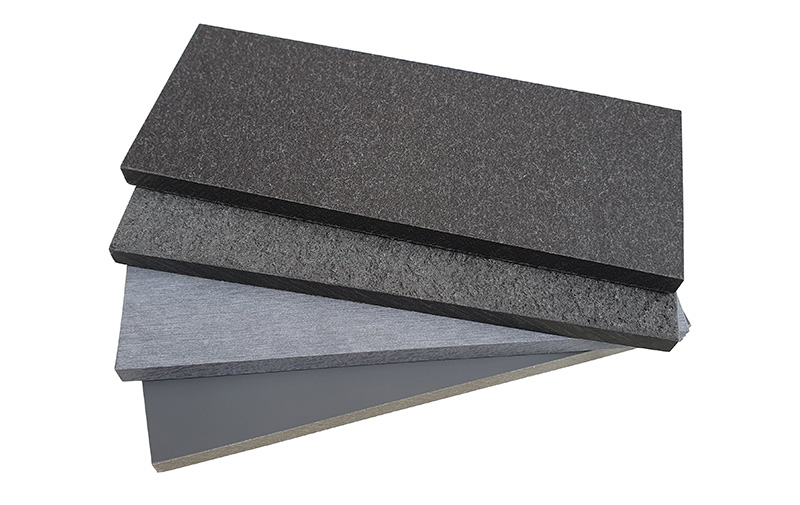 Fiber cement board samples to compare for your project.