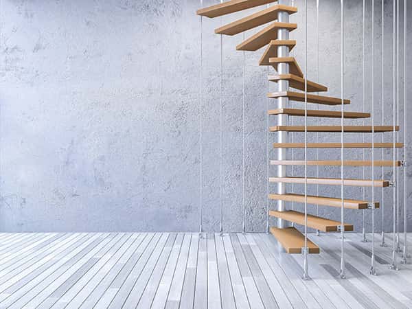 Spiral staircases’ benefits and cost.