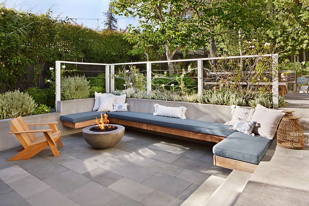 Concrete as a practical option for patios.