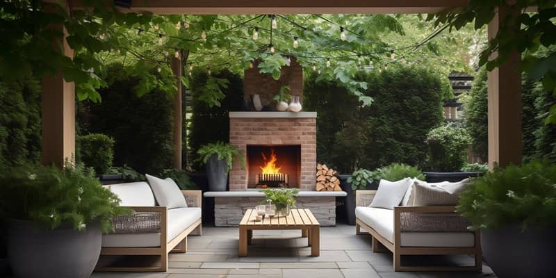 Outdoor fireplace installation costs.