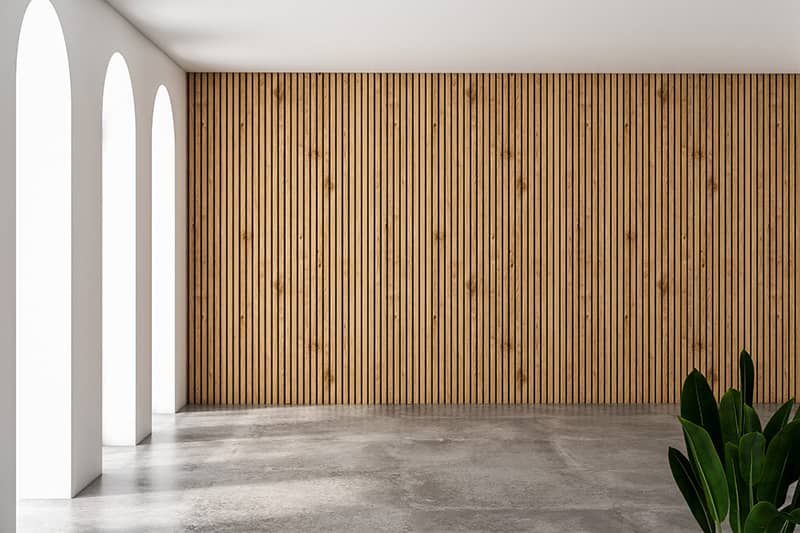Wood panels for walls in homes.