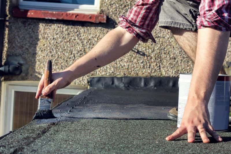Flat roof sealing and repair