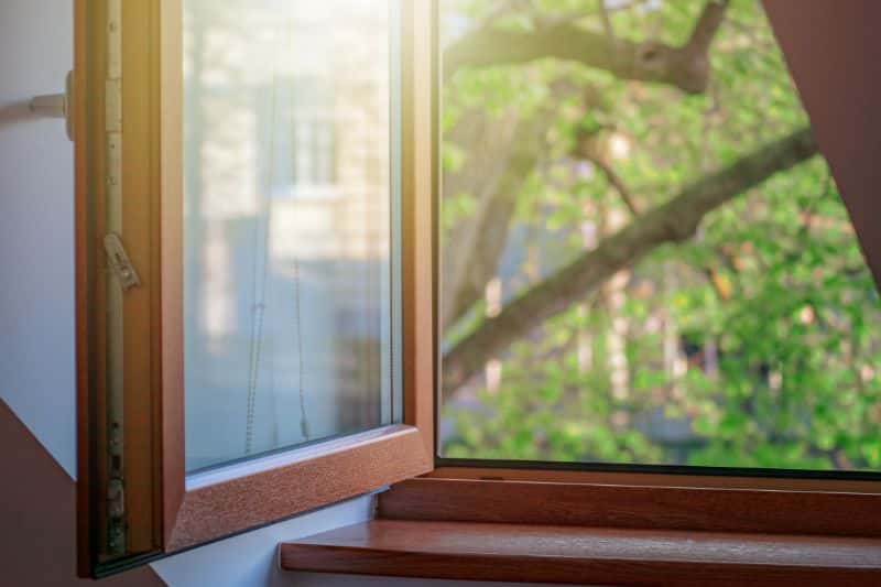 Classic wooden frame windows for higher aesthetic appeal