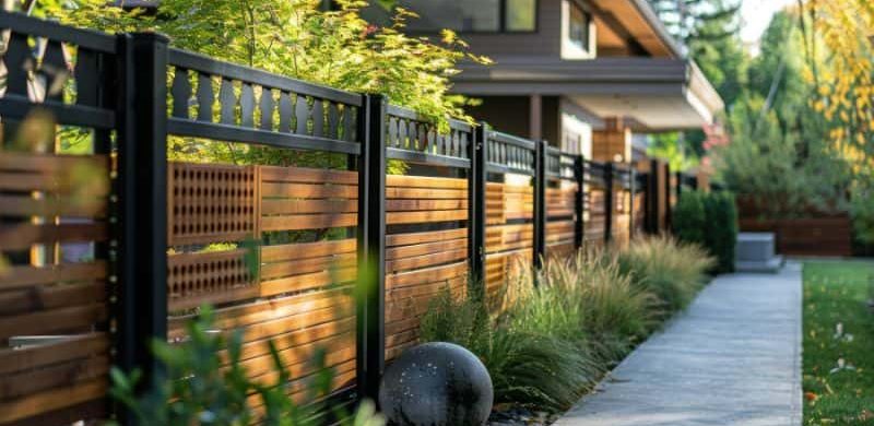 Solar panel fence for sustainable renovations