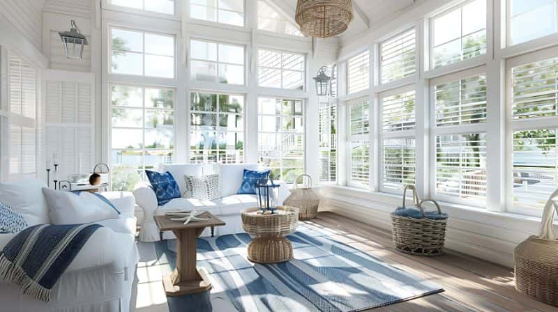 A sunroom addition for more livable space