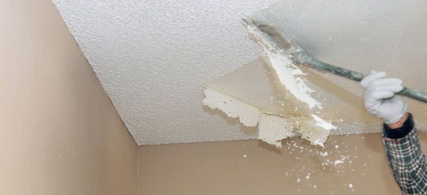 Removal-of-popcorn-ceiling-by-professional-painters